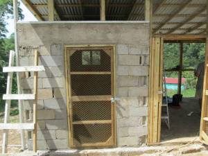 Doors done to keep the 2-legged rats out.